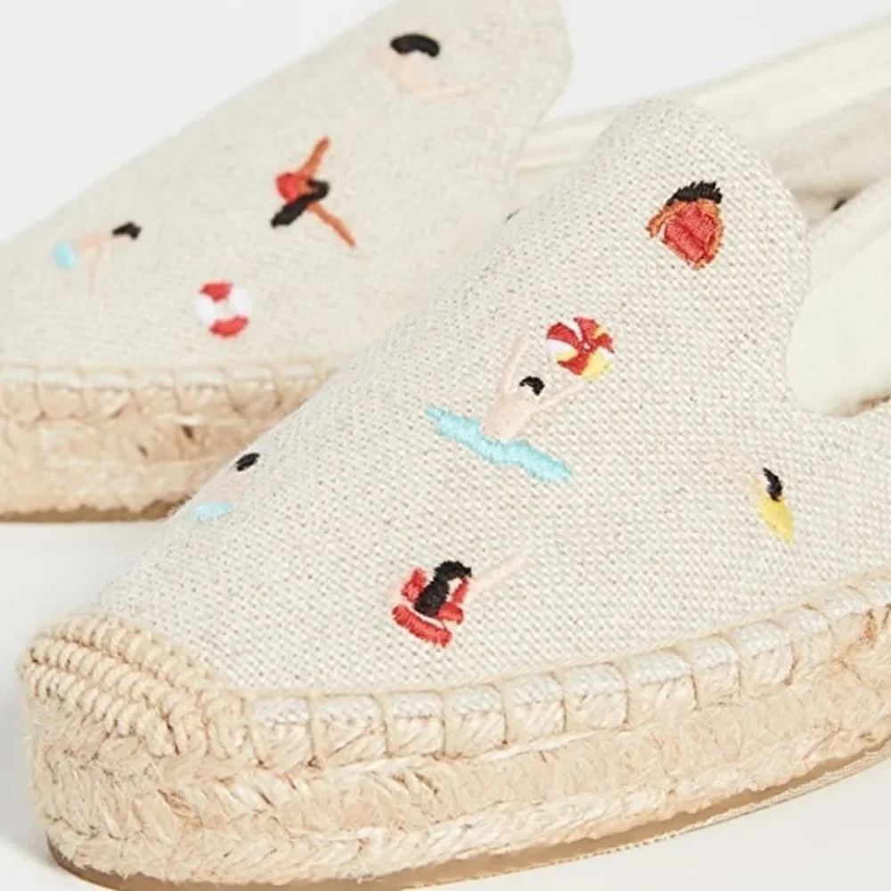Soludos Swimmer's Embroidery Esprilles